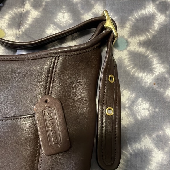 Authentic Coach Saddlebag, Chocolate Brown - Picture 2 of 8